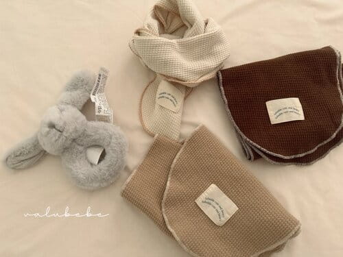 Valu Bebe - Korean Baby Fashion - #onlinebabyboutique - Mui Waffle Muffler  - 6