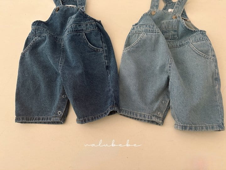 Valu Bebe - Korean Baby Fashion - #onlinebabyshop - Denim Overalls Body Suit - 9