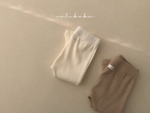 Valu Bebe - Korean Baby Fashion - #onlinebabyshop - Basic Rib Leggings - 3