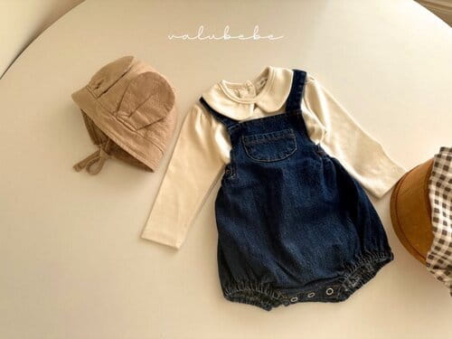 Valu Bebe - Korean Baby Fashion - #smilingbaby - Circle Denim Body Suit