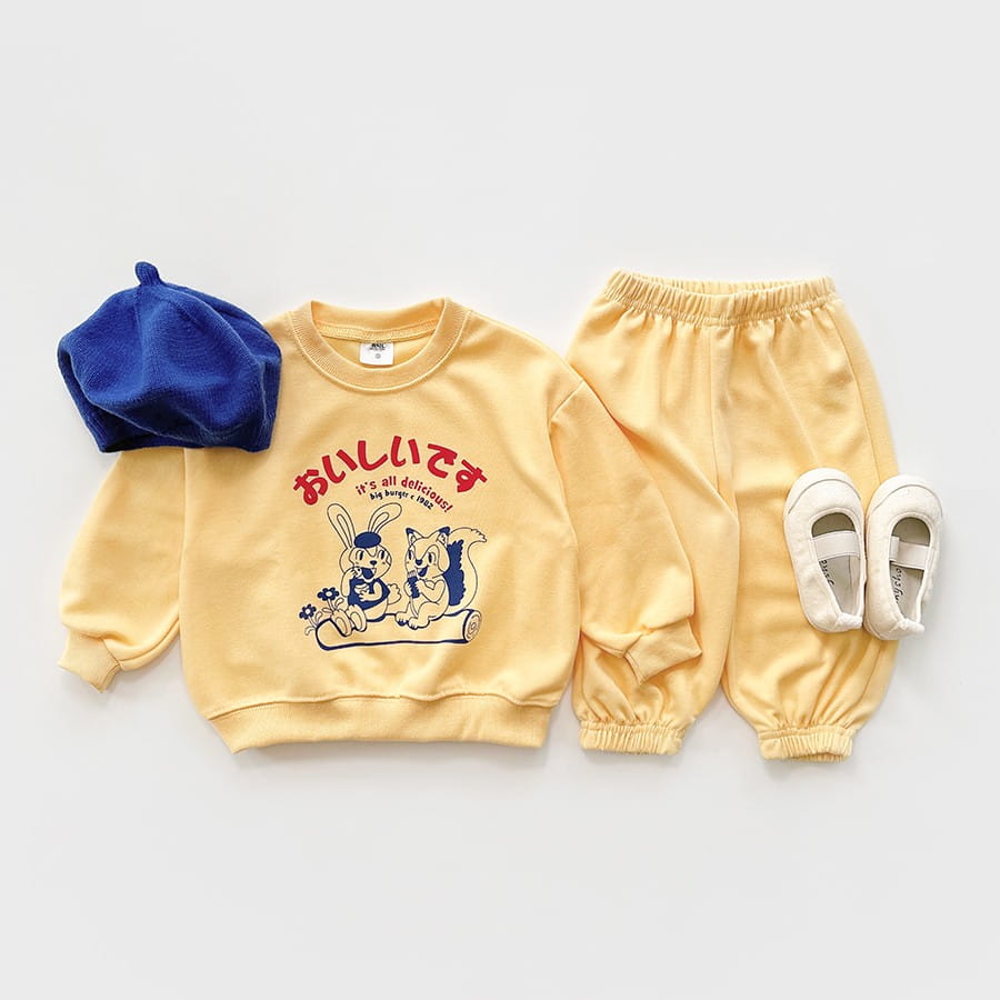 Whitesketchbook - Korean Children Fashion - #childrensboutique - Picnic Top Bottom Set - 4