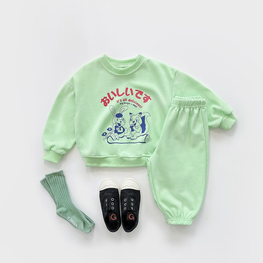 Whitesketchbook - Korean Children Fashion - #discoveringself - Picnic Top Bottom Set - 5