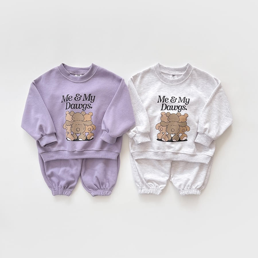 Whitesketchbook - Korean Children Fashion - #littlefashionista - Trio Top Bottom Set - 10