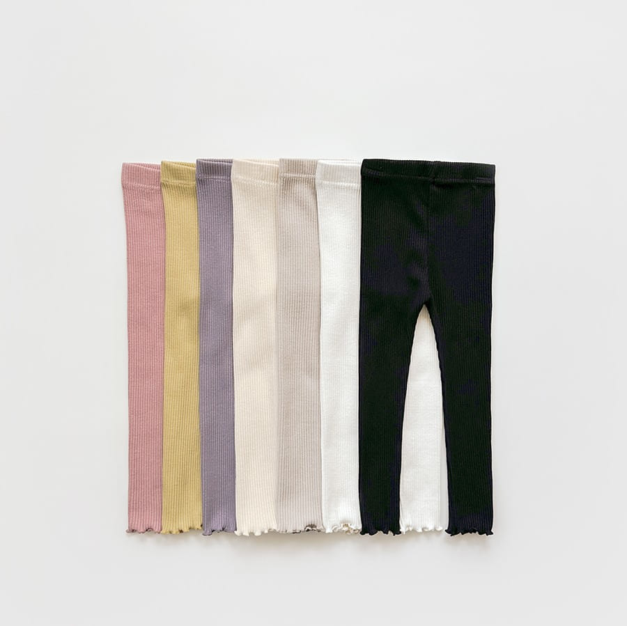 Whitesketchbook - Korean Children Fashion - #minifashionista - New Terry Leggings - 2