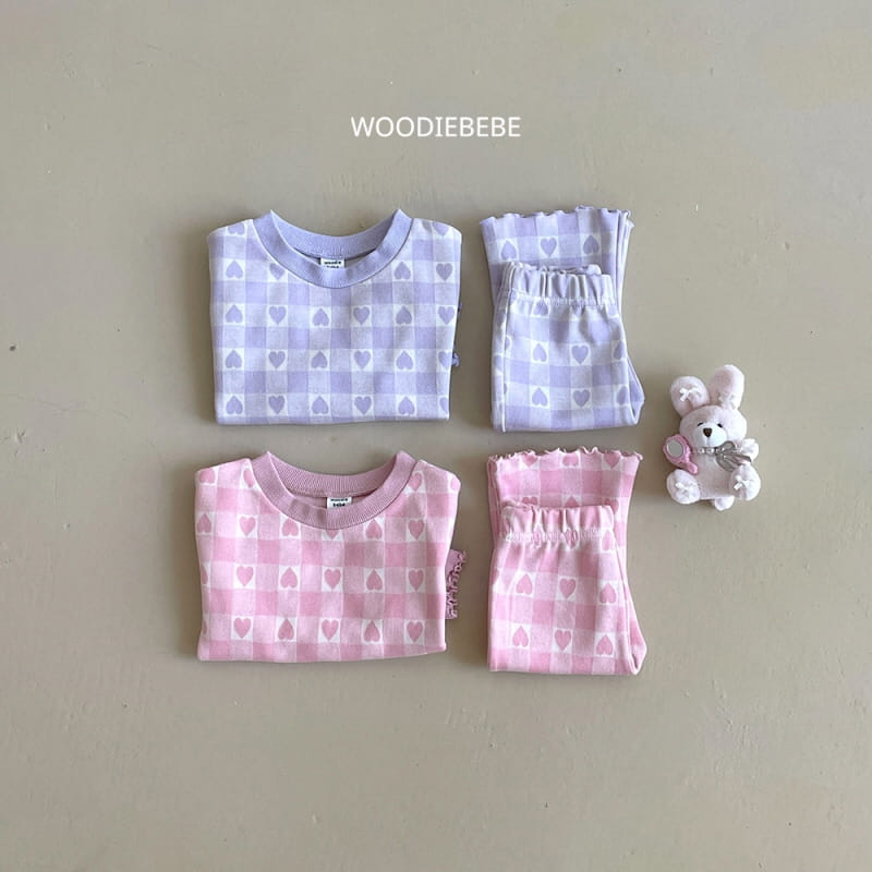 Woodie - Korean Children Fashion - #Kfashion4kids - Lemona Top Bottom Set