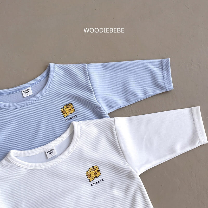 Woodie - Korean Children Fashion - #stylishchildhood - Cheese Tee - 4