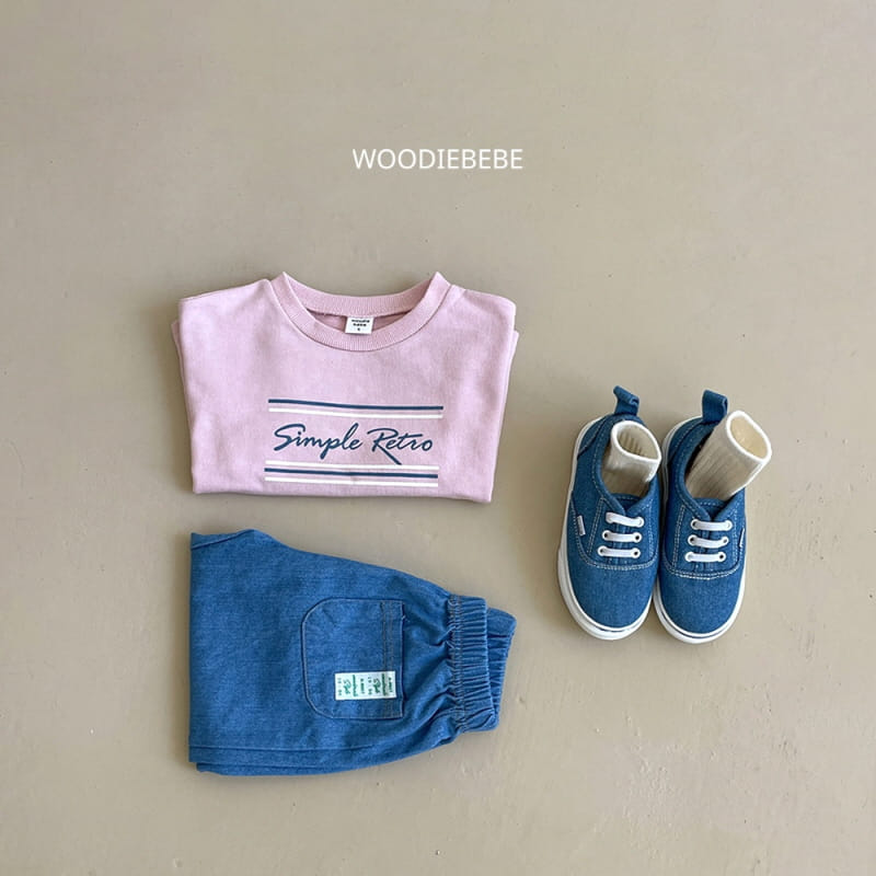 Woodie - Korean Children Fashion - #kidsshorts - Indigo Denim Pants - 2