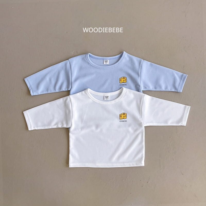 Woodie - Korean Children Fashion - #todddlerfashion - Cheese Tee