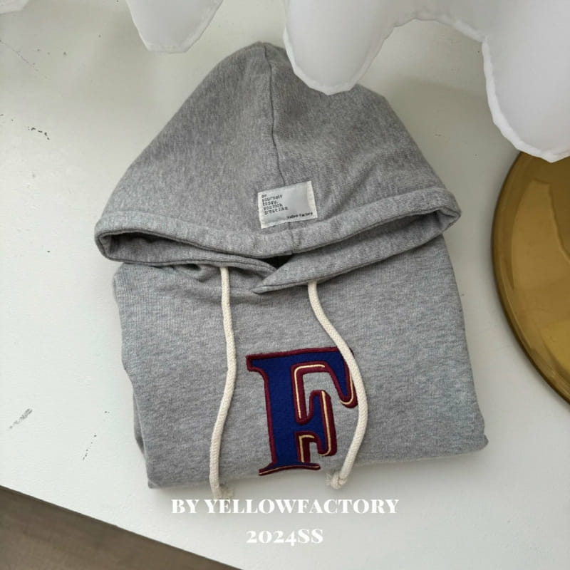 Yellow Factory - Korean Children Fashion - #prettylittlegirls - F Hoody Sweatshirt - 4
