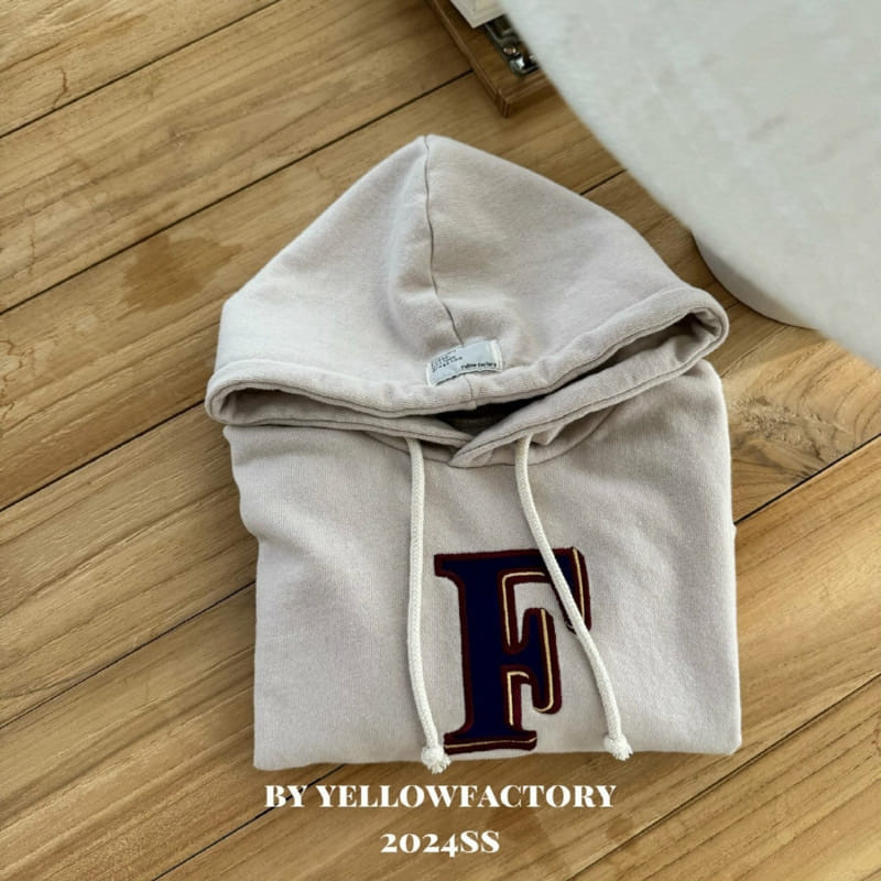 Yellow Factory - Korean Children Fashion - #designkidswear - F Hoody Sweatshirt - 7