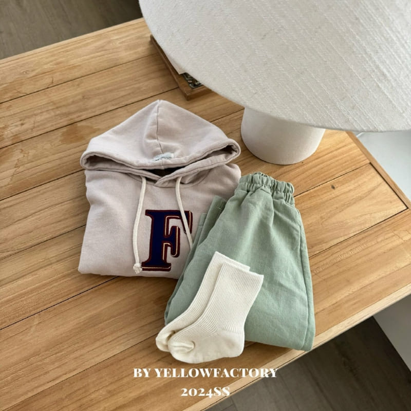 Yellow Factory - Korean Children Fashion - #discoveringself - F Hoody Sweatshirt - 8