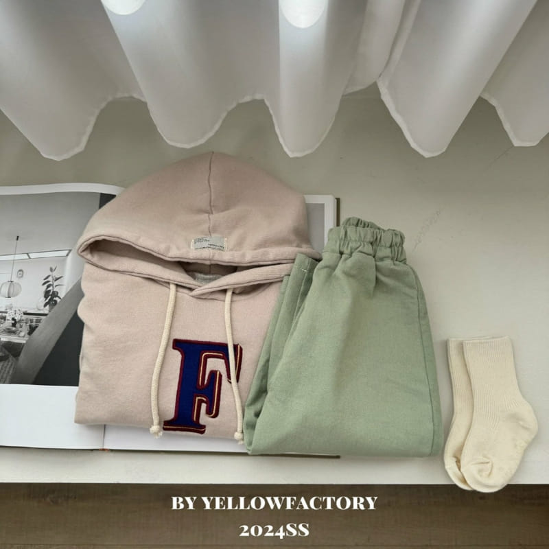 Yellow Factory - Korean Children Fashion - #fashionkids - F Hoody Sweatshirt - 9