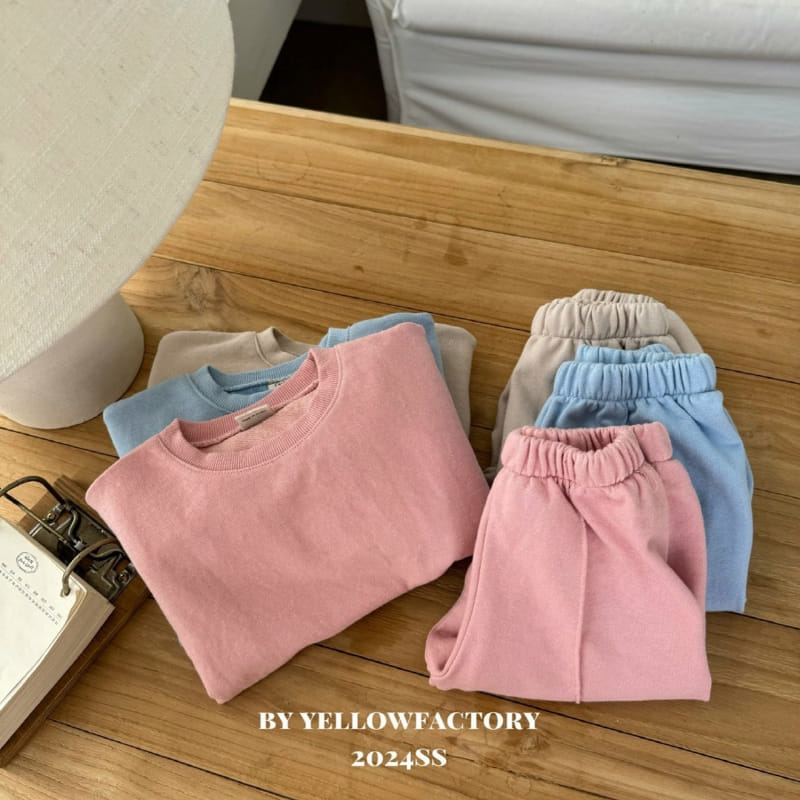 Yellow Factory - Korean Children Fashion - #fashionkids - Nomal Top Bottom Set