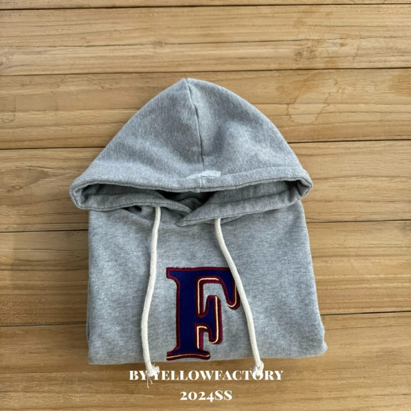 Yellow Factory - Korean Children Fashion - #prettylittlegirls - F Hoody Sweatshirt - 3