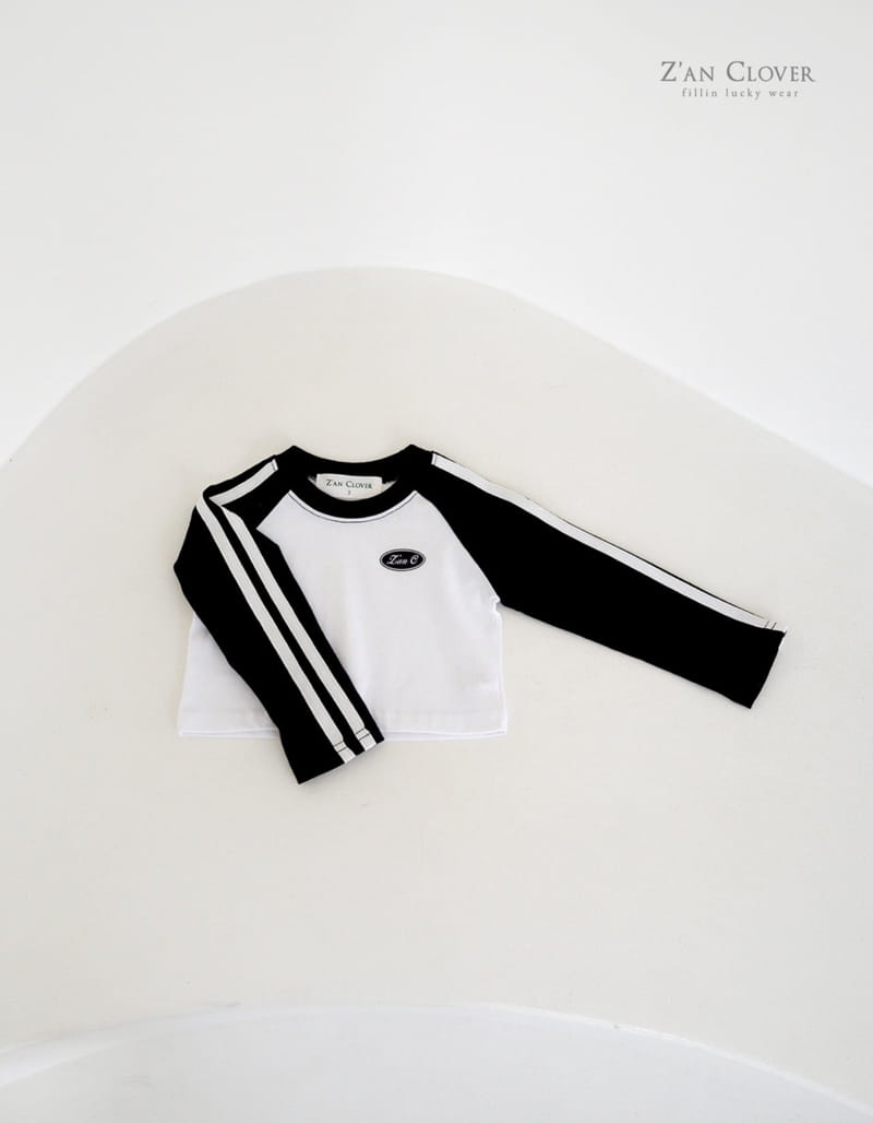 Zan Clover - Korean Children Fashion - #Kfashion4kids - Raglan Tape Tee - 5