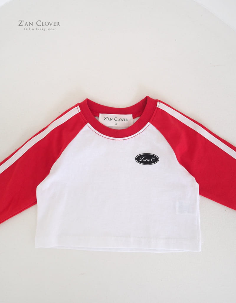 Zan Clover - Korean Children Fashion - #childofig - Raglan Tape Tee - 10
