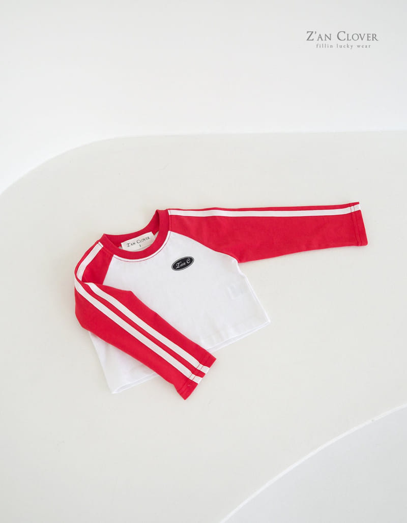 Zan Clover - Korean Children Fashion - #childofig - Raglan Tape Tee - 11