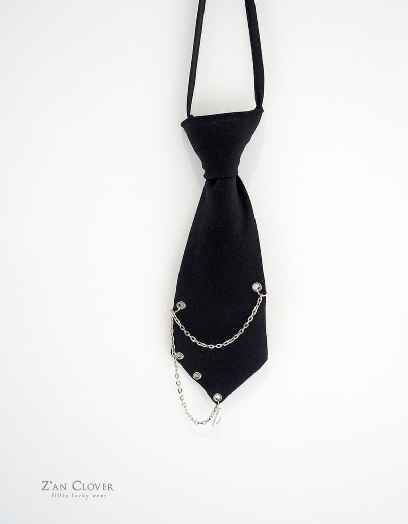 Zan Clover - Korean Children Fashion - #childrensboutique - Chain Neck Tie - 3