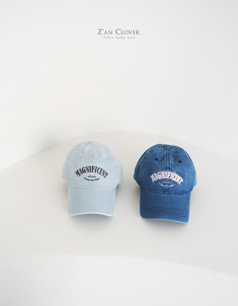 Zan Clover - Korean Children Fashion - #kidsshorts - Denim Ball Cap - 2