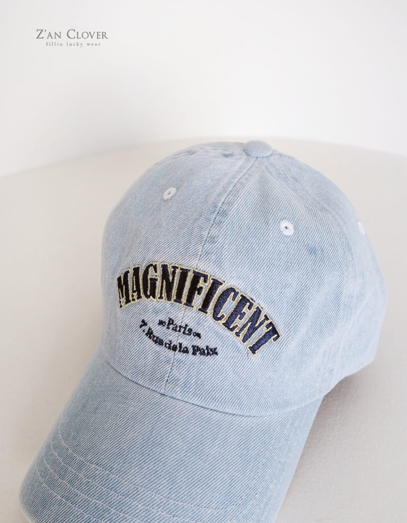 Zan Clover - Korean Children Fashion - #kidsstore - Denim Ball Cap - 4