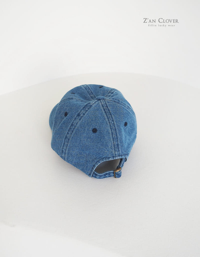 Zan Clover - Korean Children Fashion - #minifashionista - Denim Ball Cap - 8