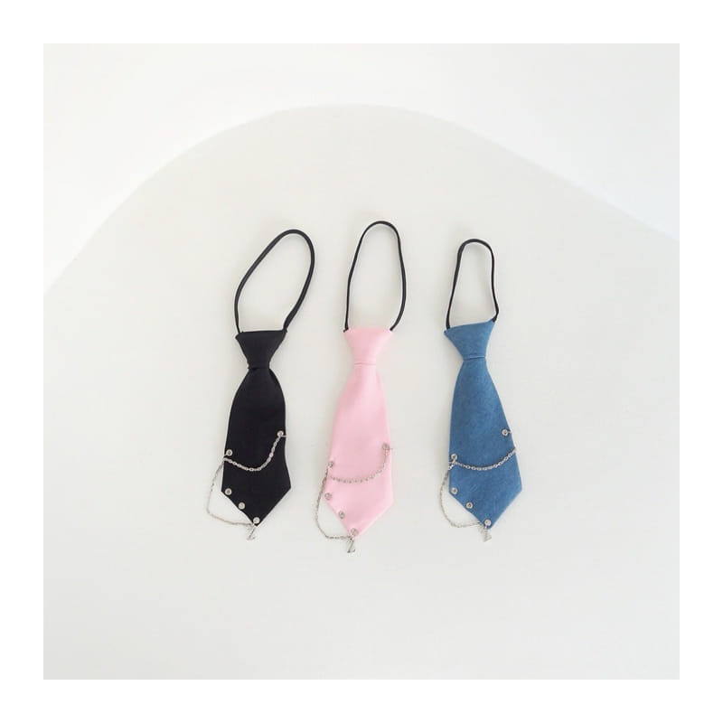Zan Clover - Korean Children Fashion - #stylishchildhood - Chain Neck Tie