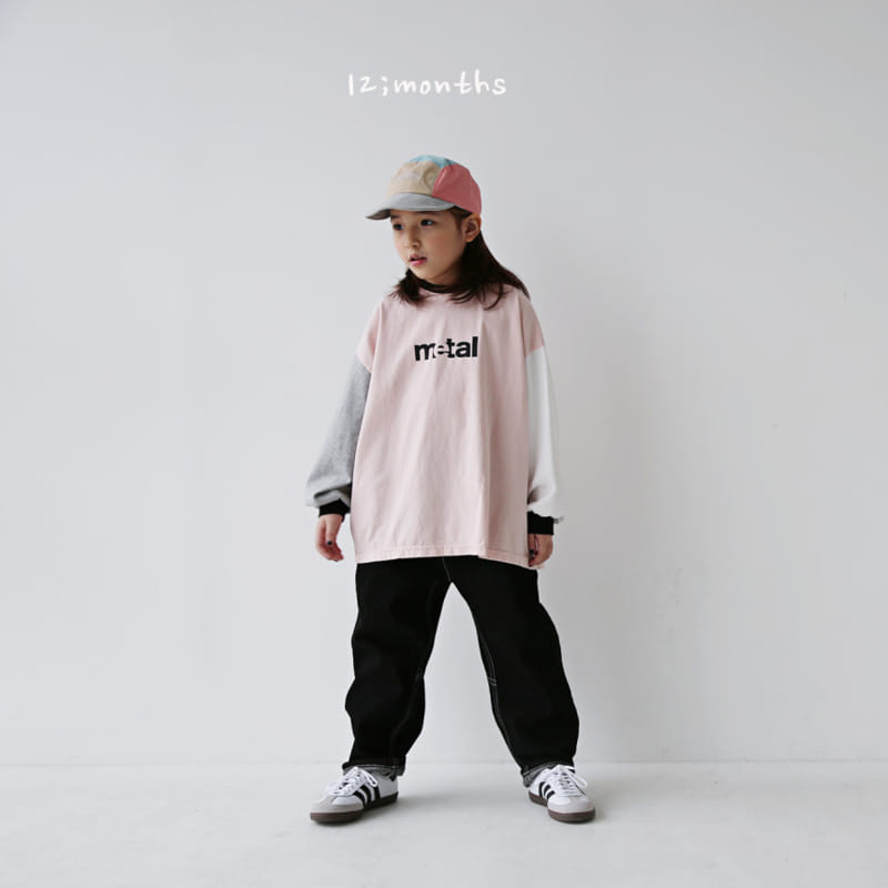 12 Month - Korean Children Fashion - #Kfashion4kids - Metal Long Sleeve Tee With Mom
