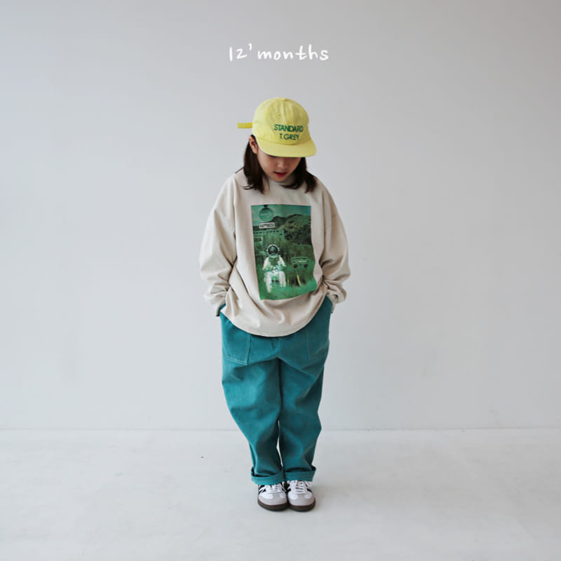 12 Month - Korean Children Fashion - #childrensboutique - Astronaut Long Sleeve Tee With Mom - 3