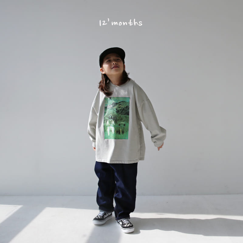 12 Month - Korean Children Fashion - #discoveringself - Astronaut Long Sleeve Tee With Mom - 5