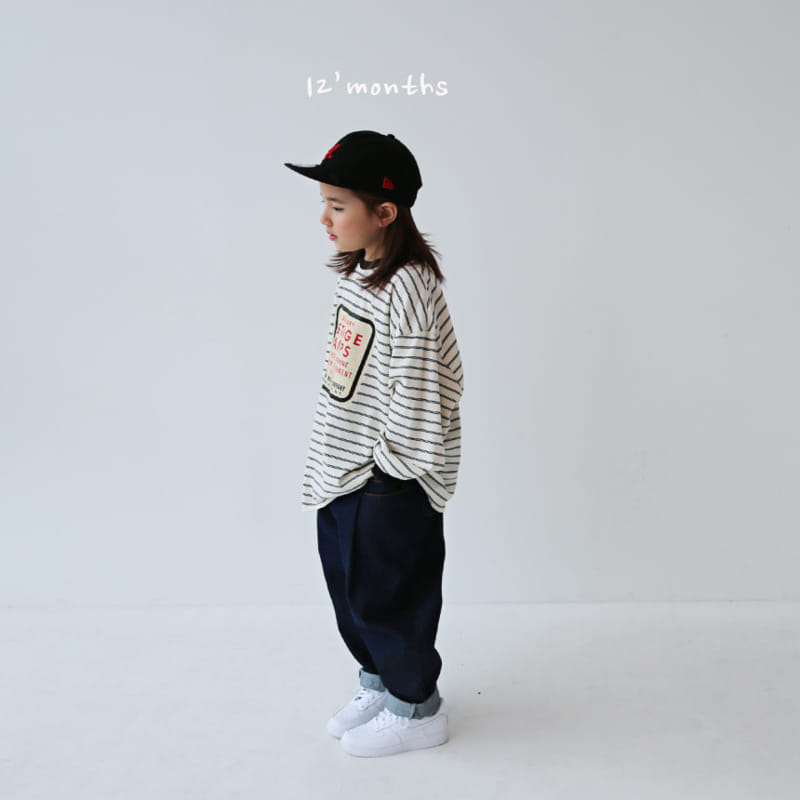 12 Month - Korean Children Fashion - #discoveringself - Hidden Denim Pants - 9