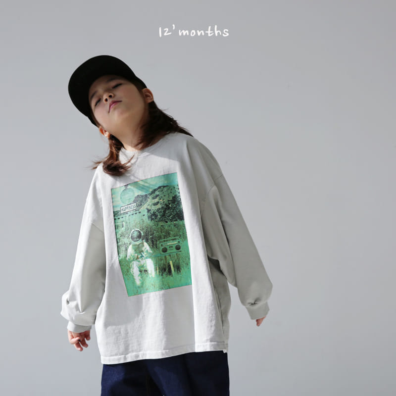 12 Month - Korean Children Fashion - #fashionkids - Astronaut Long Sleeve Tee With Mom - 6