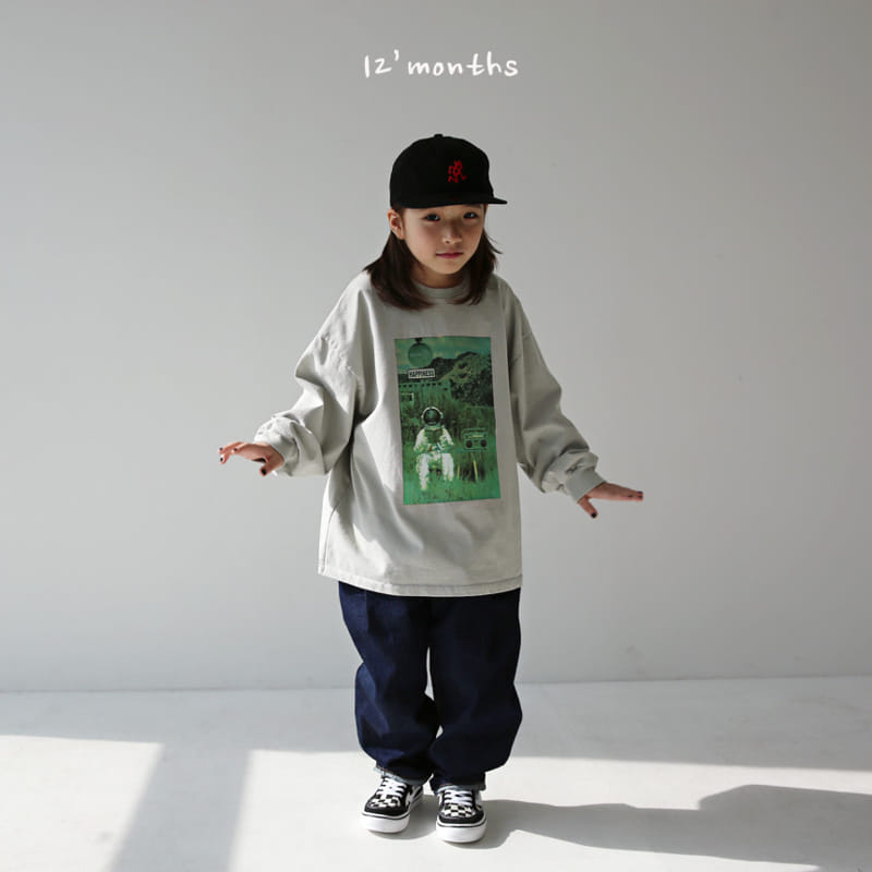 12 Month - Korean Children Fashion - #kidsstore - Astronaut Long Sleeve Tee With Mom - 8