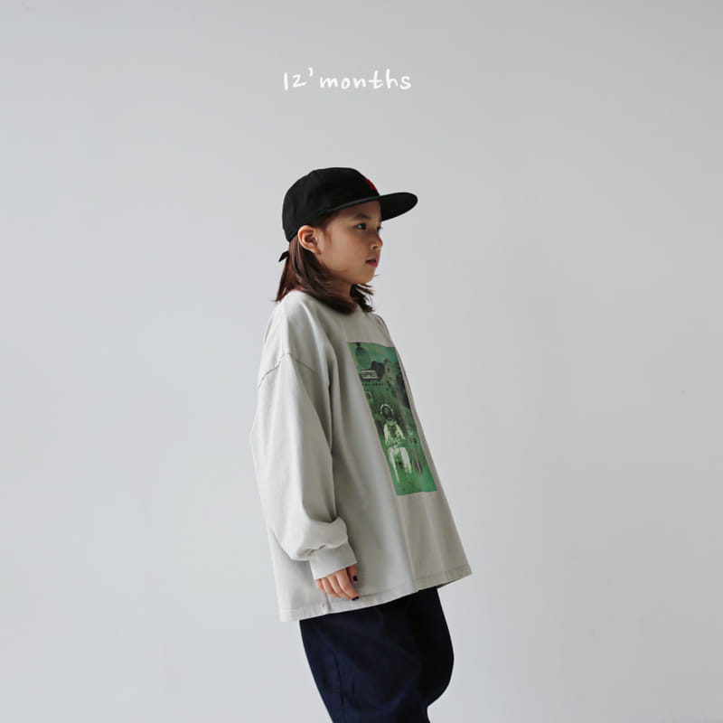 12 Month - Korean Children Fashion - #littlefashionista - Astronaut Long Sleeve Tee With Mom - 11