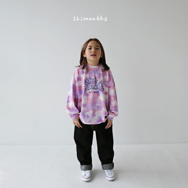 12 Month - Korean Children Fashion - #minifashionista - Water Mountian Long Sleeve Tee With Mom - 3