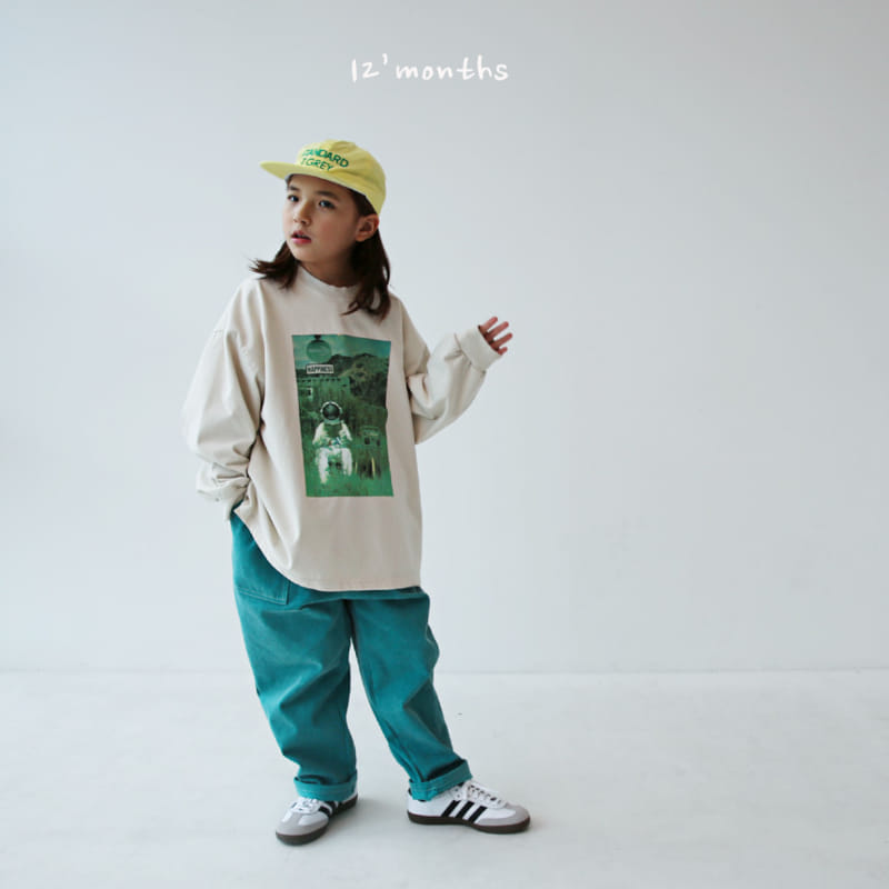 12 Month - Korean Children Fashion - #stylishchildhood - Astronaut Long Sleeve Tee With Mom