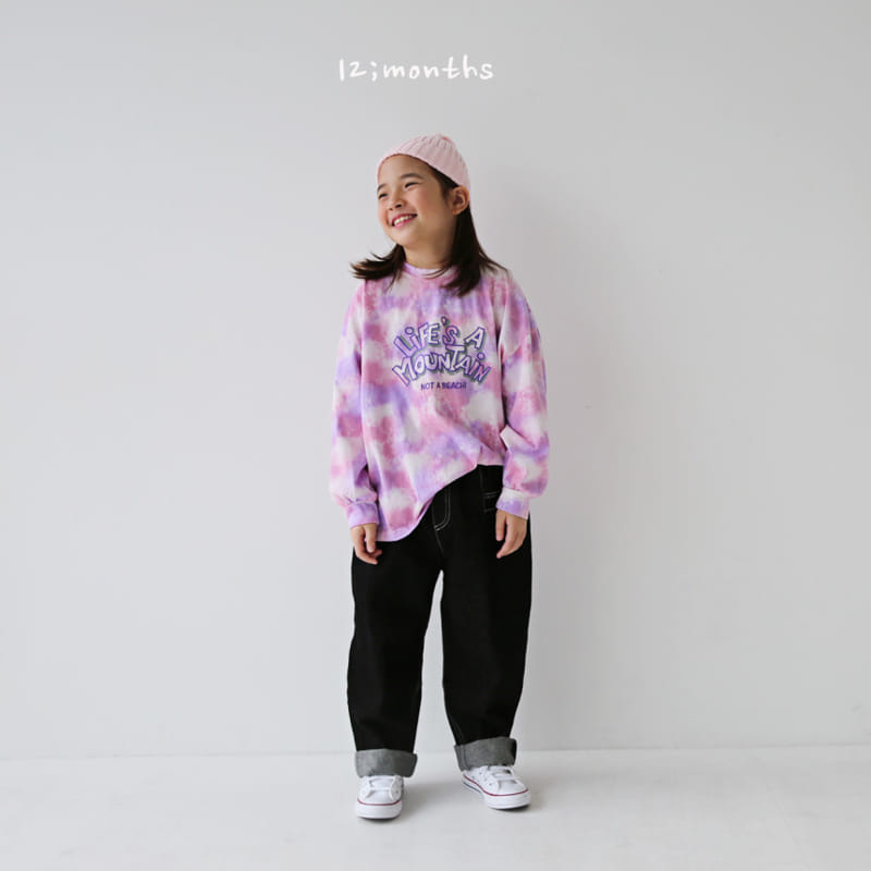12 Month - Korean Children Fashion - #toddlerclothing - Water Mountian Long Sleeve Tee With Mom - 6