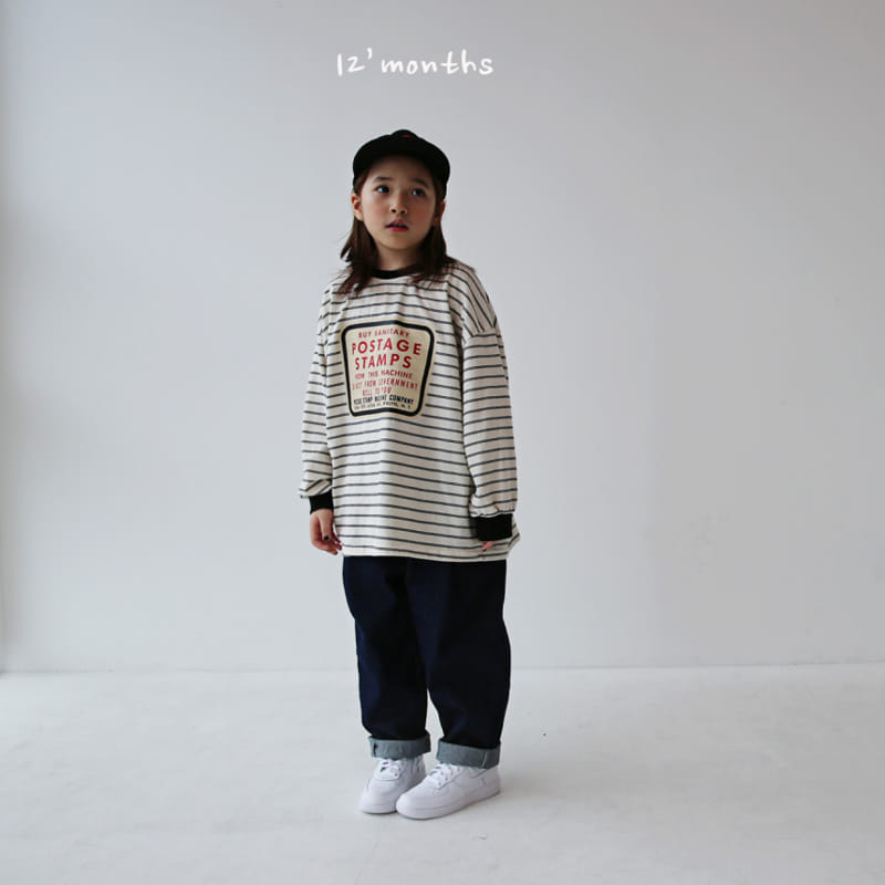 12 Month - Korean Children Fashion - #toddlerclothing - Stamp Long Sleeve Tee - 2