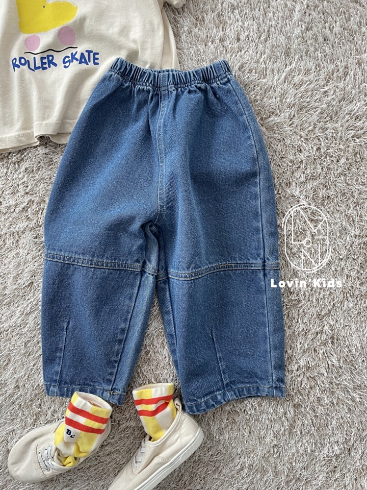 Slit Denim Pants