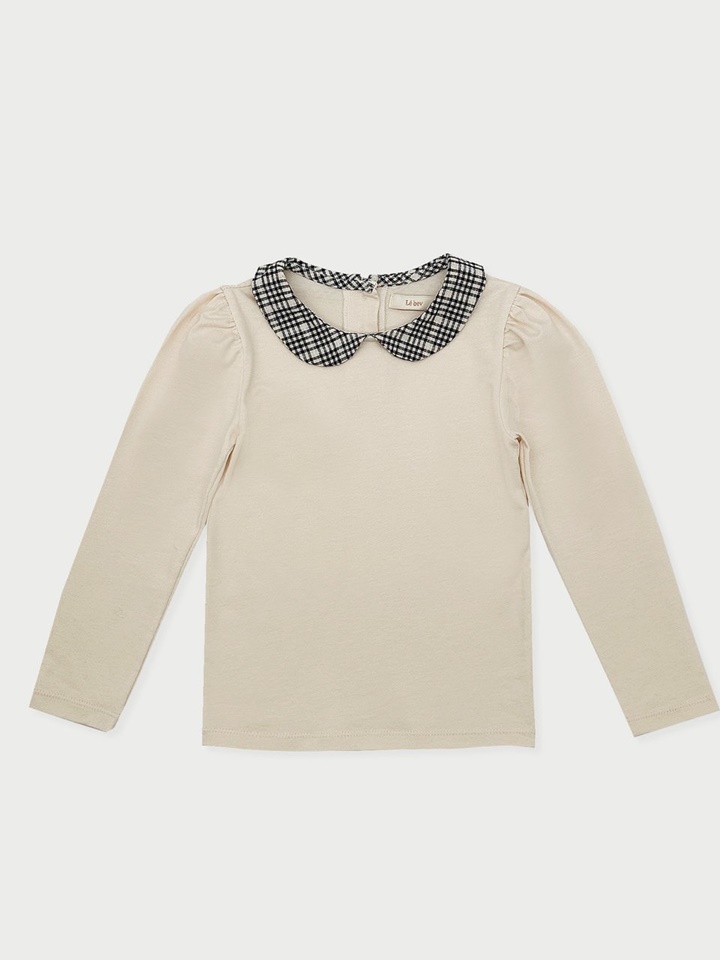 Check Collar Tee