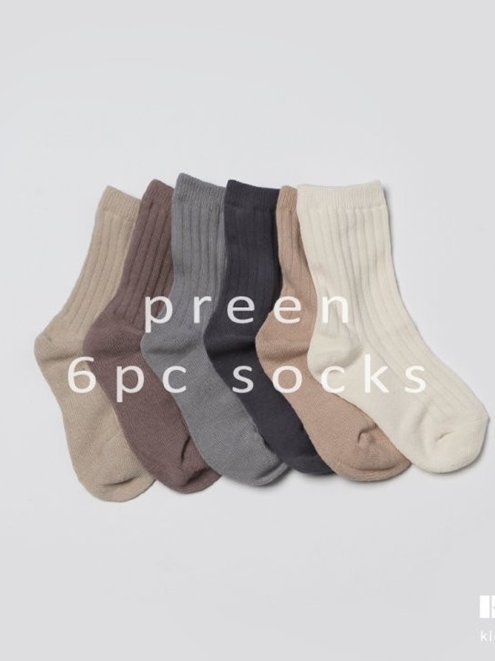 Preen 6pc Socks Set