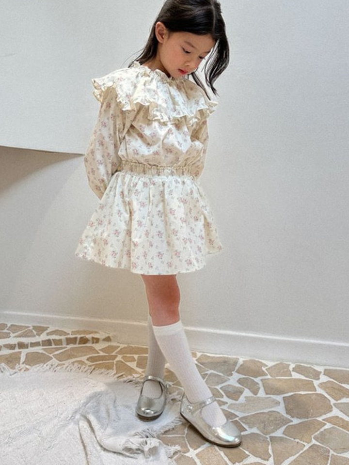 Rose Frill Skirt