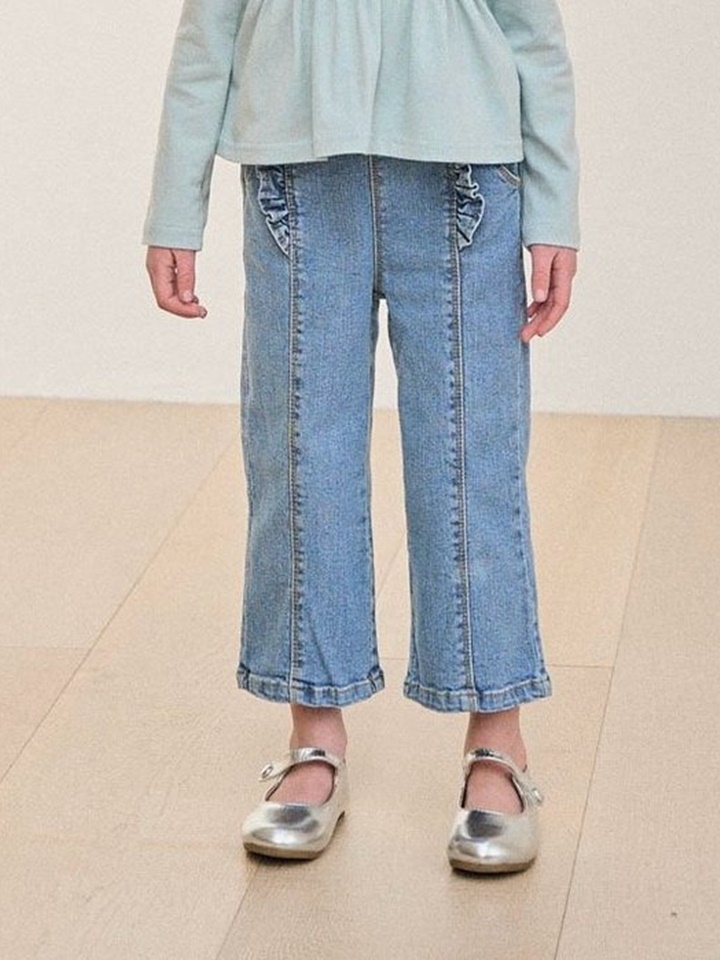 Lady Frill Denim Pants