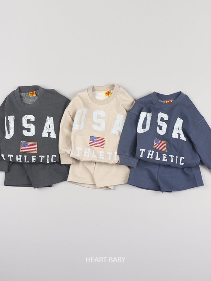 Pigment USA Shorts Top Bottom Set