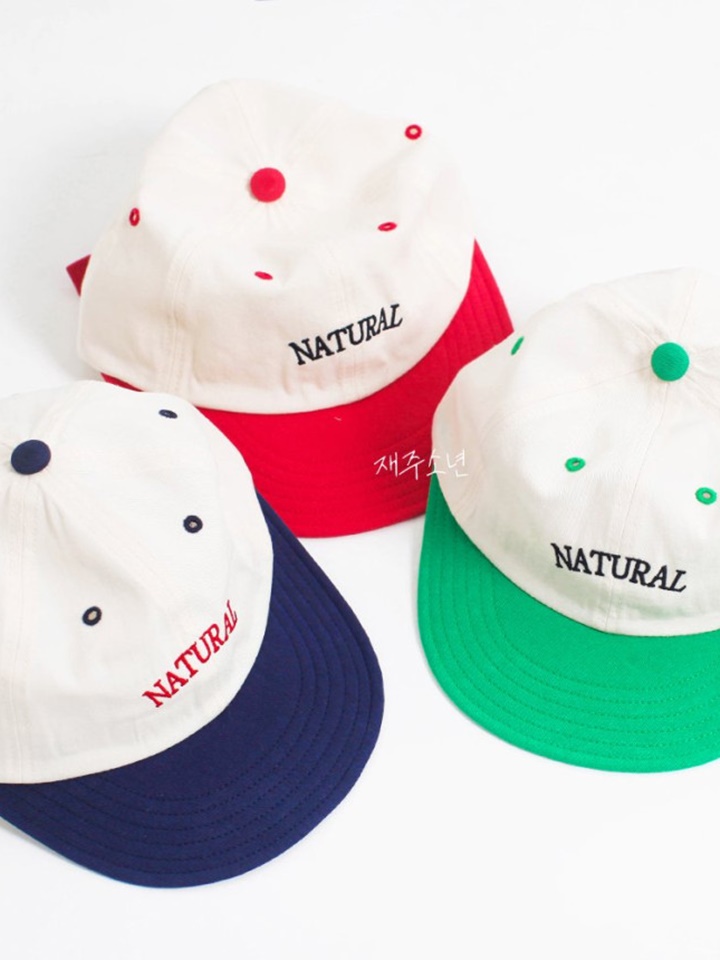 Natural Embroidery Cap