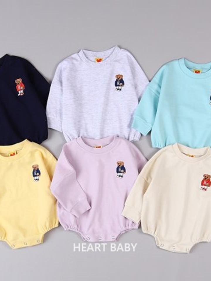 Bear Embroidery Body Suit