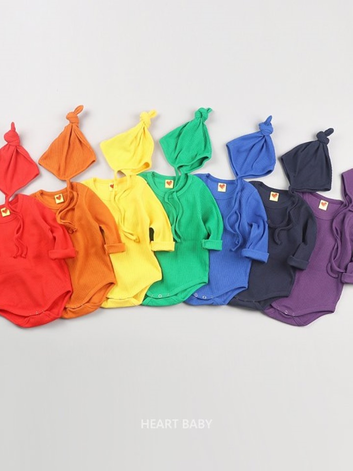 Rainbow Rib Kkokkal Body Suit