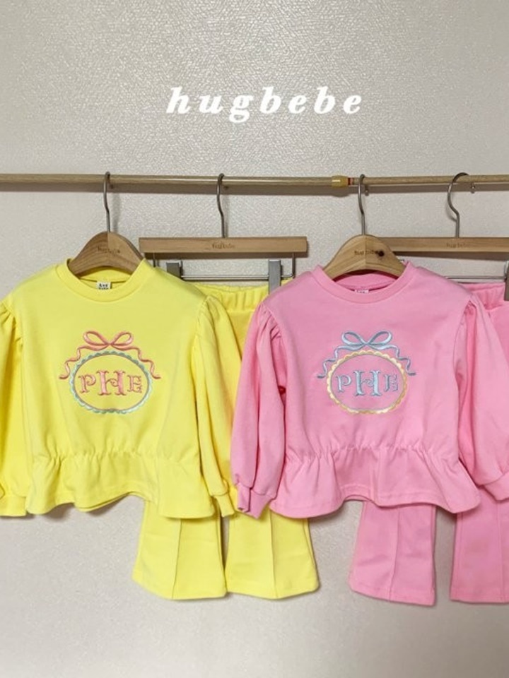 Ribbon Embroidery Top Bottom Set