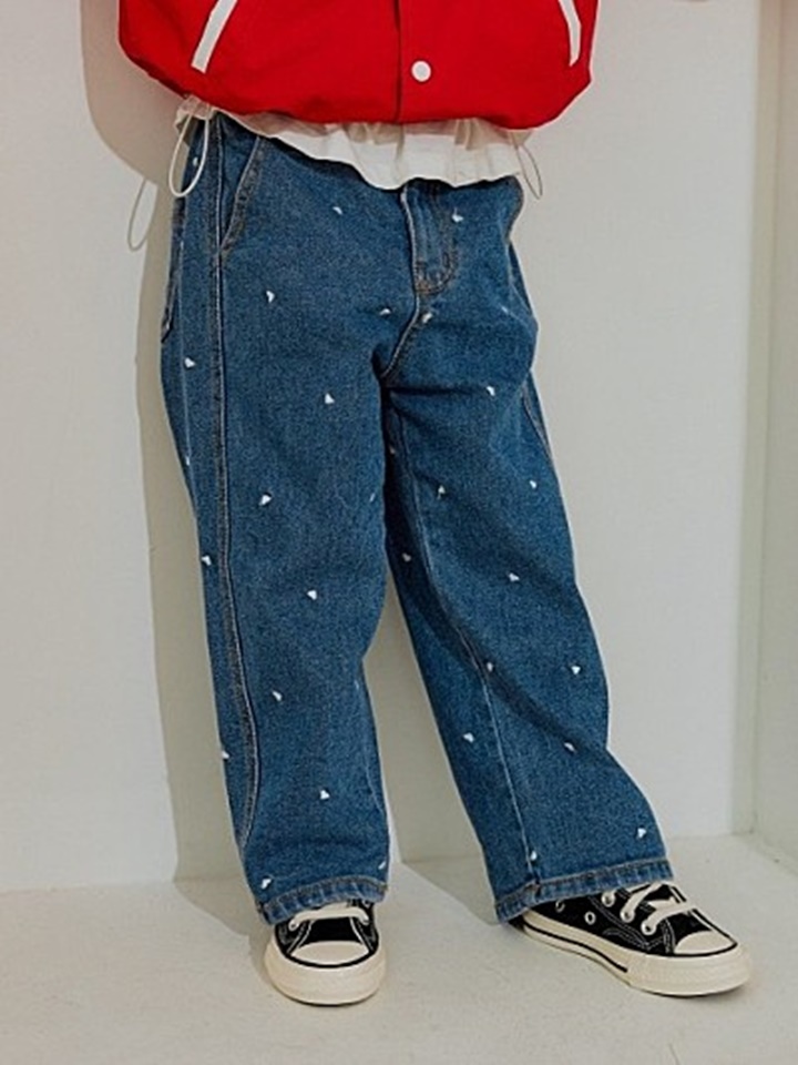 Heart Dneim Pants
