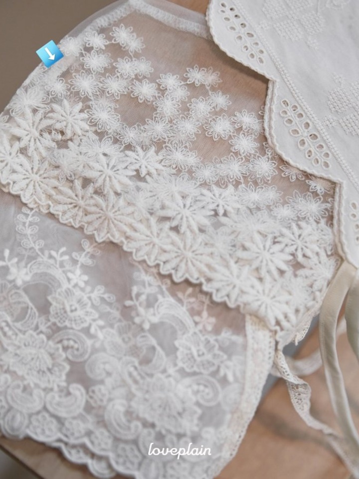 Star Flower Mesh Bonnet