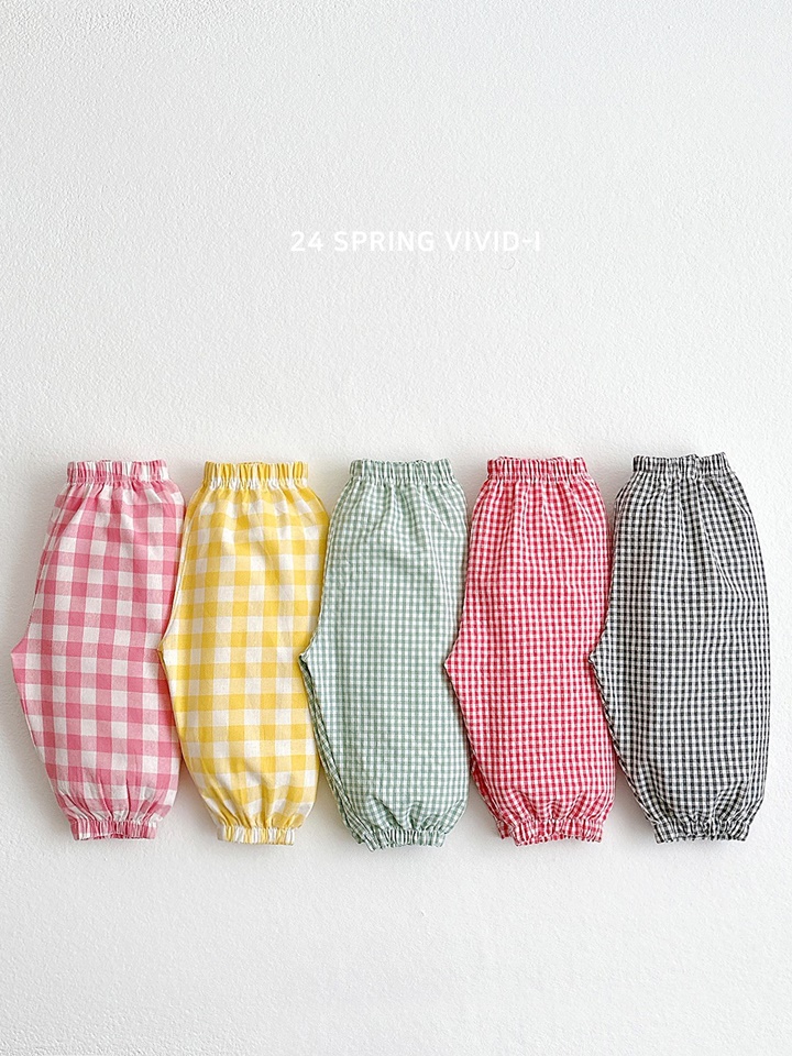 Spring Check Check Jogger